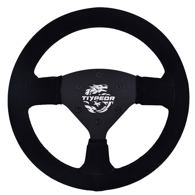 Volant modifié TIYPEOR Auto avec inscription laser en daim 270 mm/10,63 pouces (395-05)