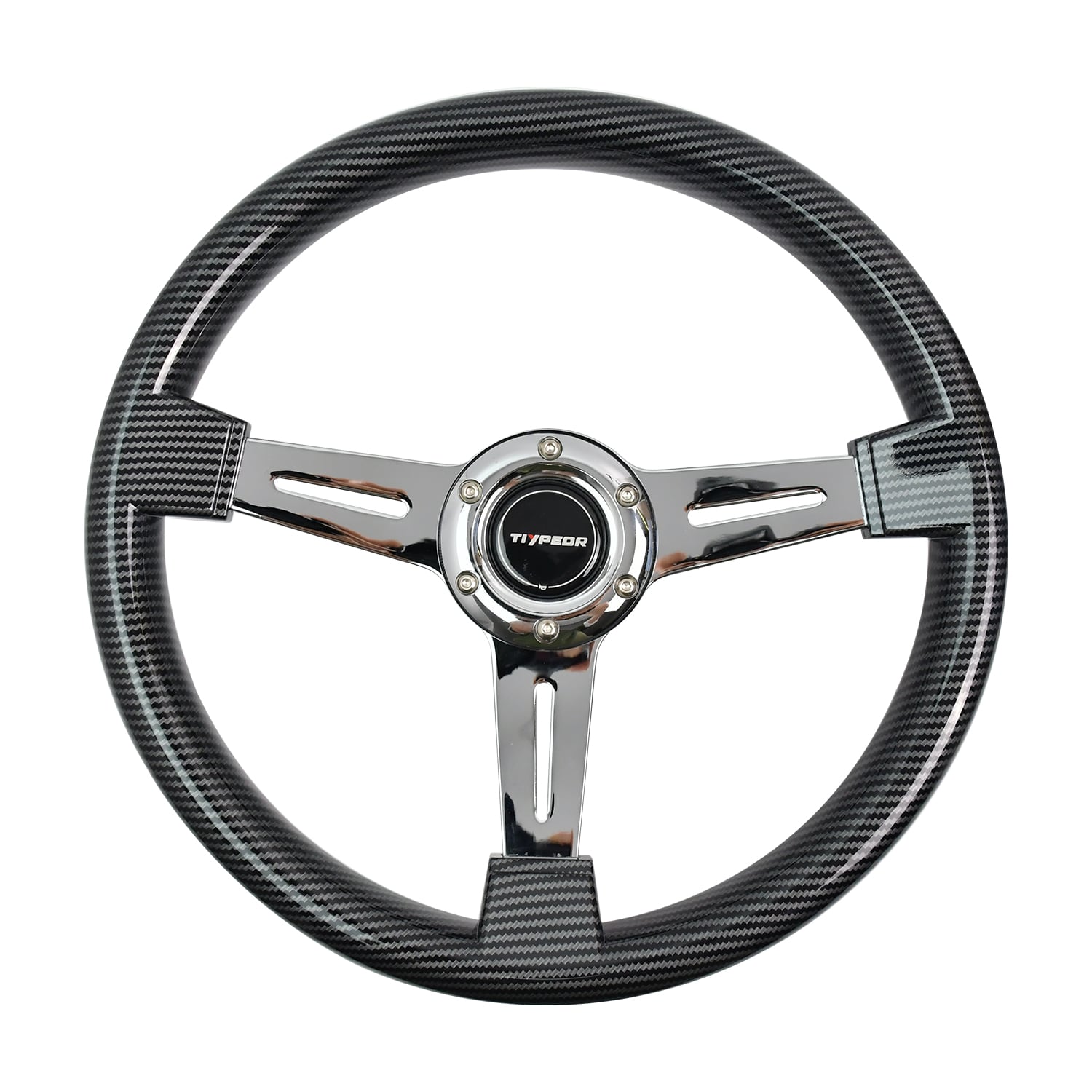 Volant de course universel TIYPEOR en ABS, 13,3