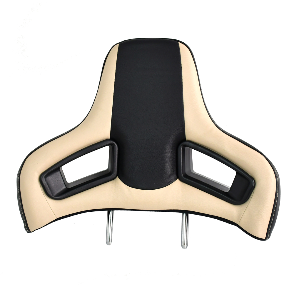 TIYPEOR 496 × 386 mm, appui-tête de siège de course style sport, couleur beige (GZZY0066-17)