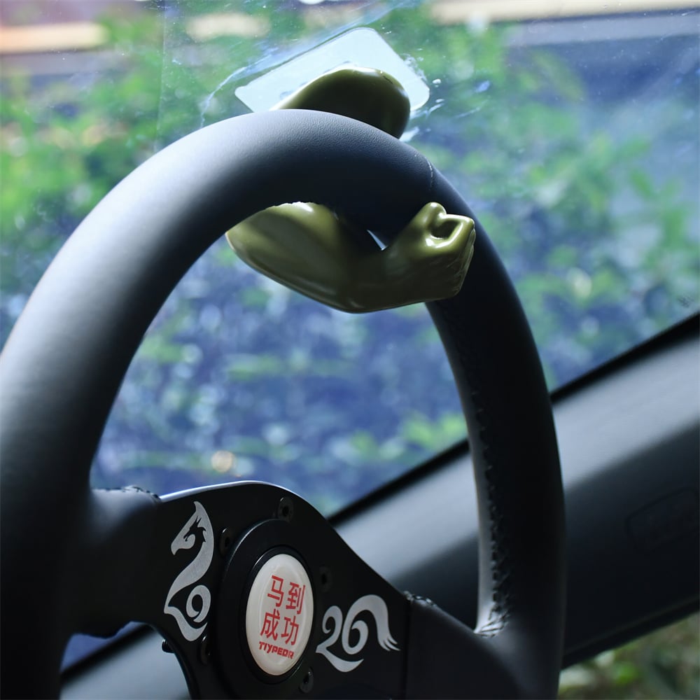 TIYPEOR Gancho para Volante de Coche, Gancho para Parabrisas, Accesorio de Montaje para Automóvil y Hogar (011-01)