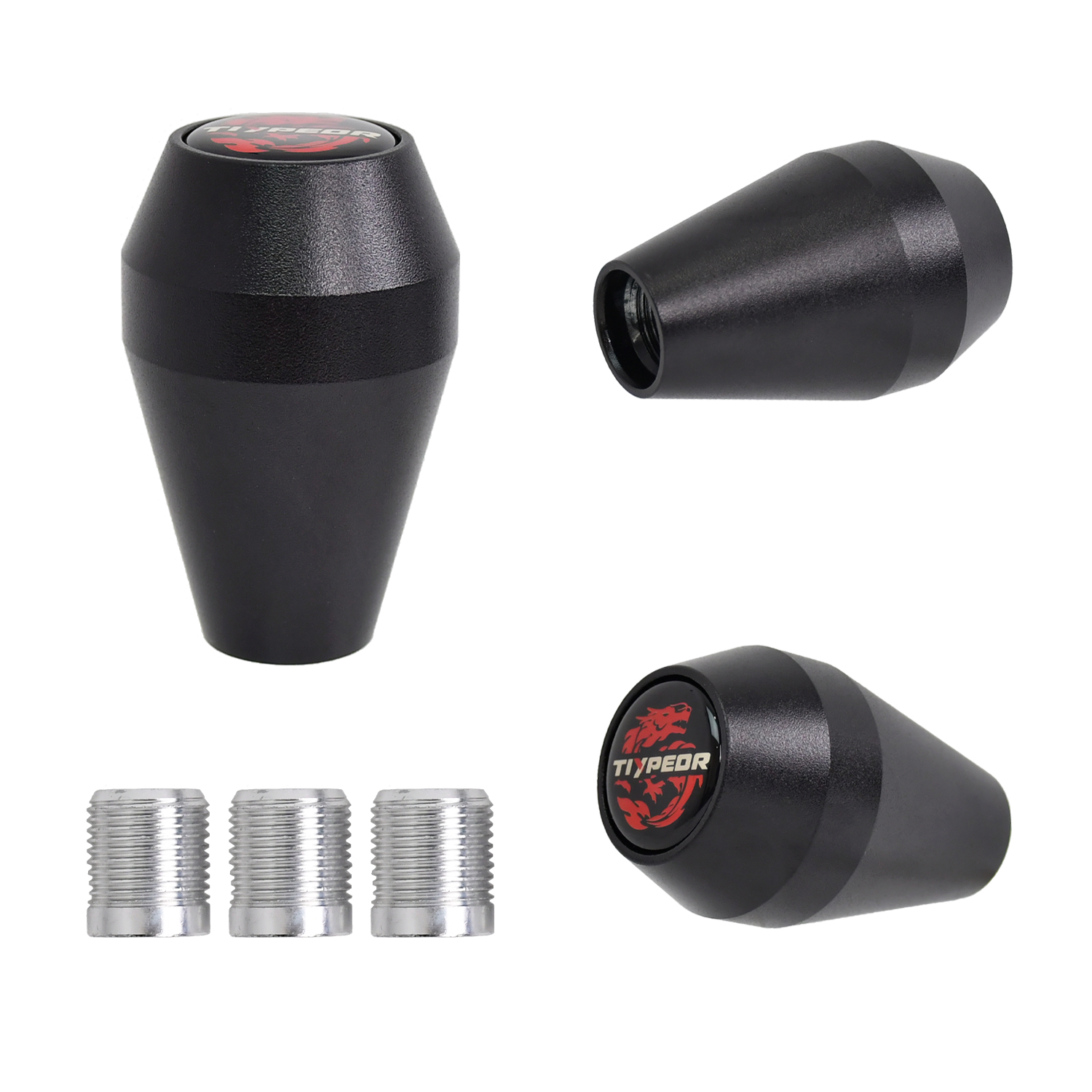 TIYPEOR 84 mm pommeau de levier universel modifié en alliage d’aluminium pour course (094-09)