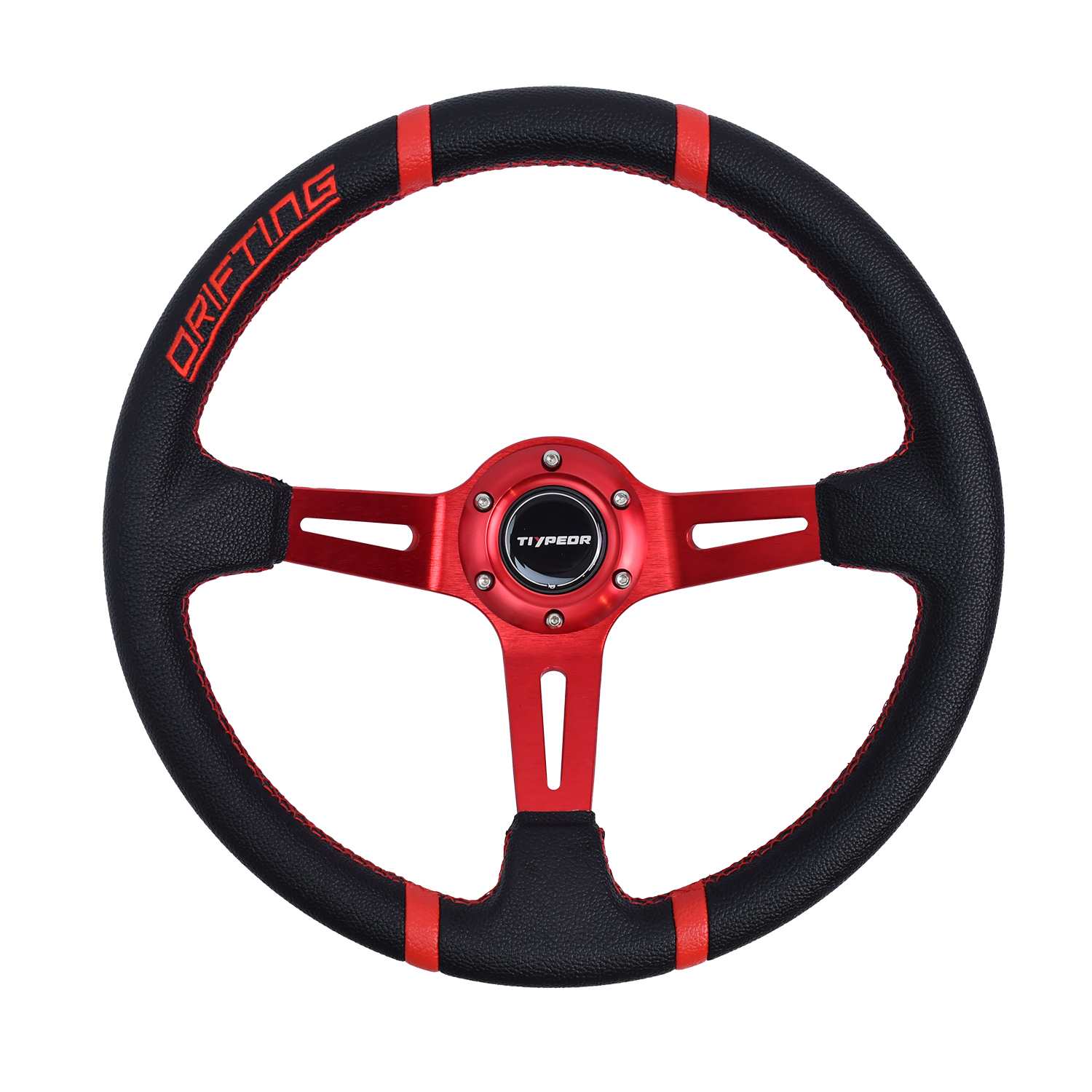 Volant Sport TIYPEOR Rouge Modifié