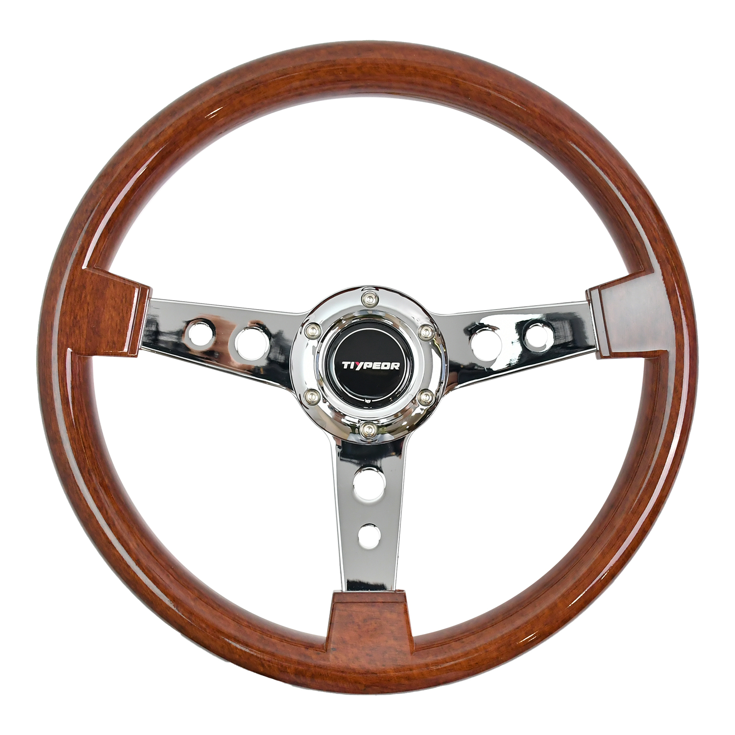 TIYPEOR Volant Sport Universel Automatique ABS 340mm/13,39pouces