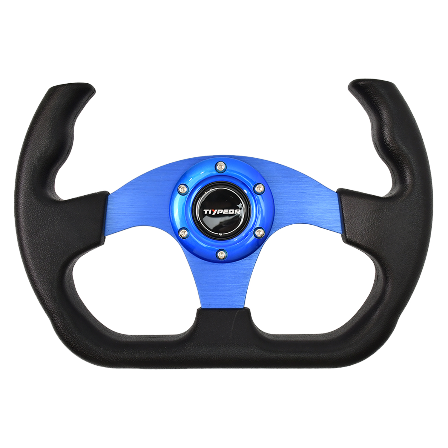 TIYPEORP Voiture Drift Type D Volant de 330 mm Universel Modifié Volant Sport Course PU