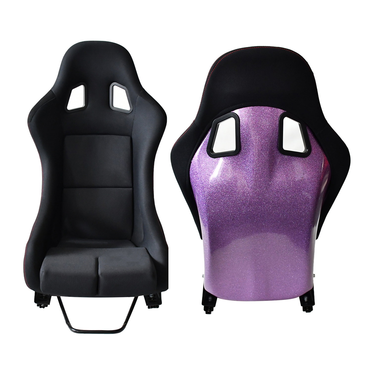 TIYPEOR Haute Qualité Sièges de Voiture de Sport Style Course Personnalisés en Fibre de Verre Siège de Voiture Modifié Universel