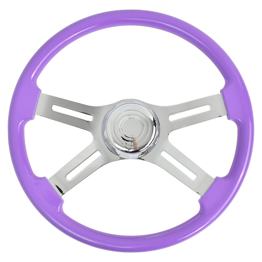 Volant de direction modifié TIYPEOR violet, 450 mm / 18 pouces (réf. 569-25)
