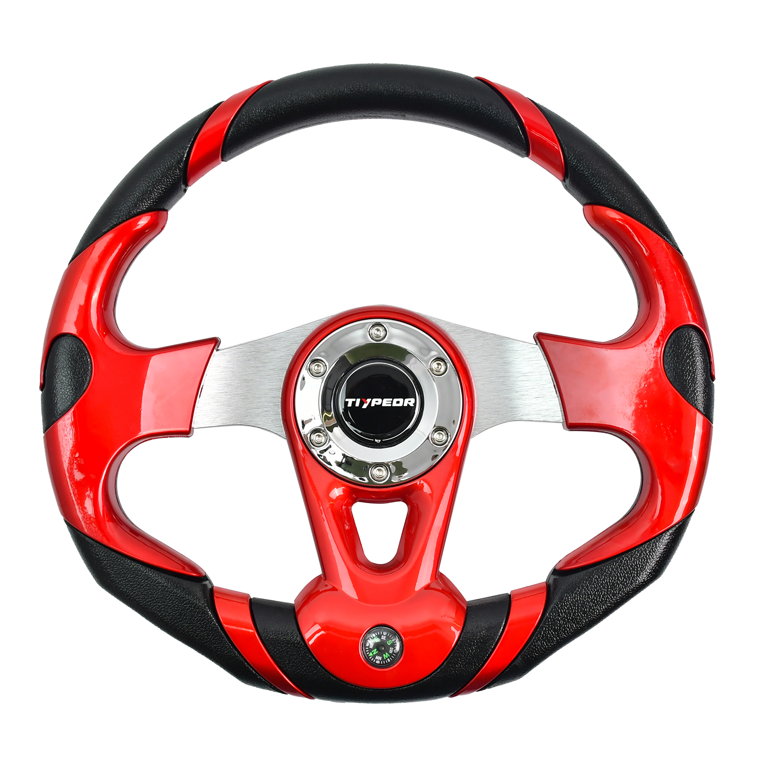 Volant sport JDM TIYPEOR 14inch 320mm de course avec boussole