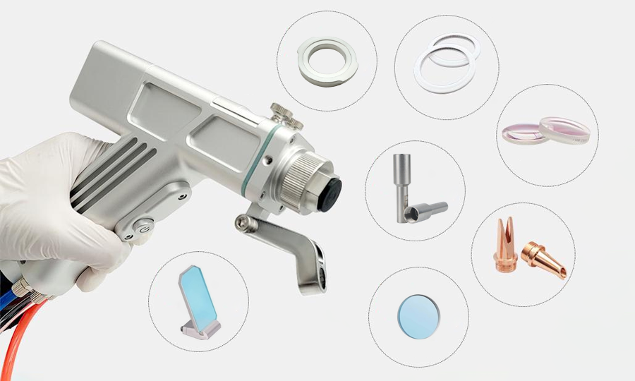 Specifications and Models of Common Accessories for the SUP Series Handheld Laser Heads