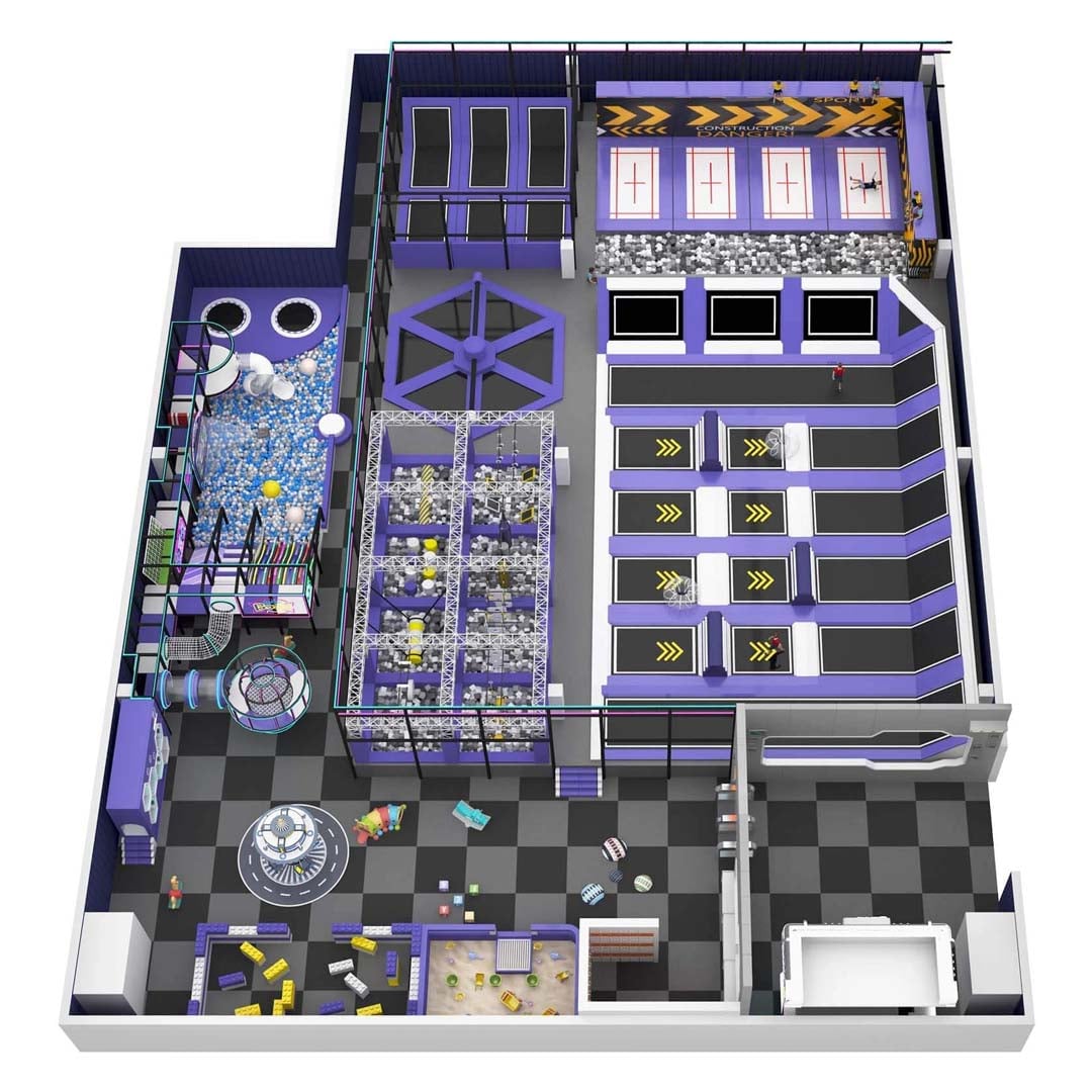Dream Catch | Trampoline Park - Interactivity Play Center - Adventure Playground Equipment