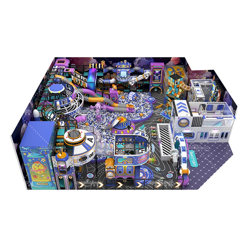 Dream Catch | Large Indoor Playground - Space Theme Commercial Playground Structures