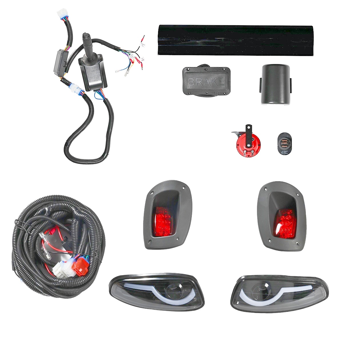 EZ-GO RXV 2008-2015 LED High/Low Beam Deluxe Light Kit