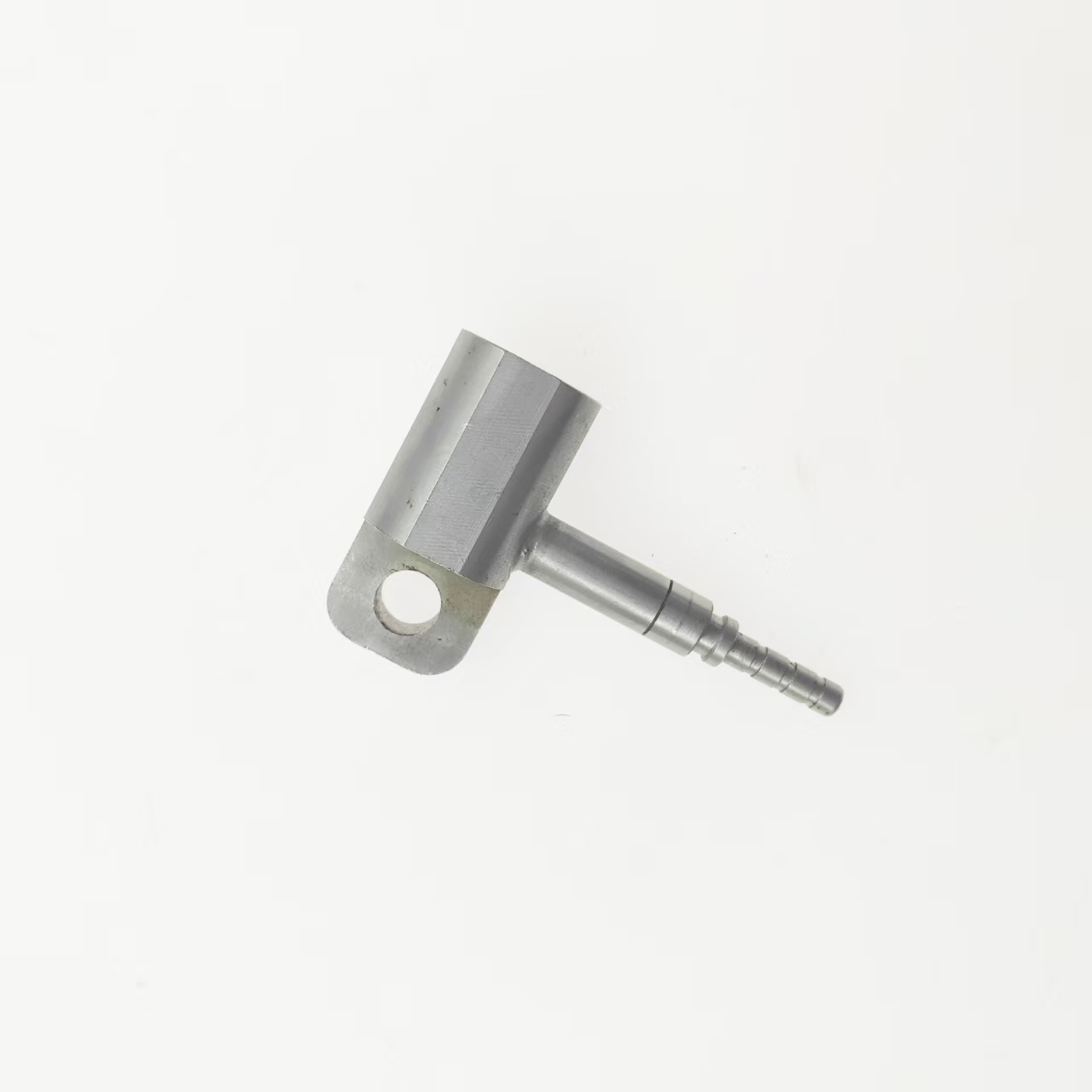 End fixed stainless steel two-way connector