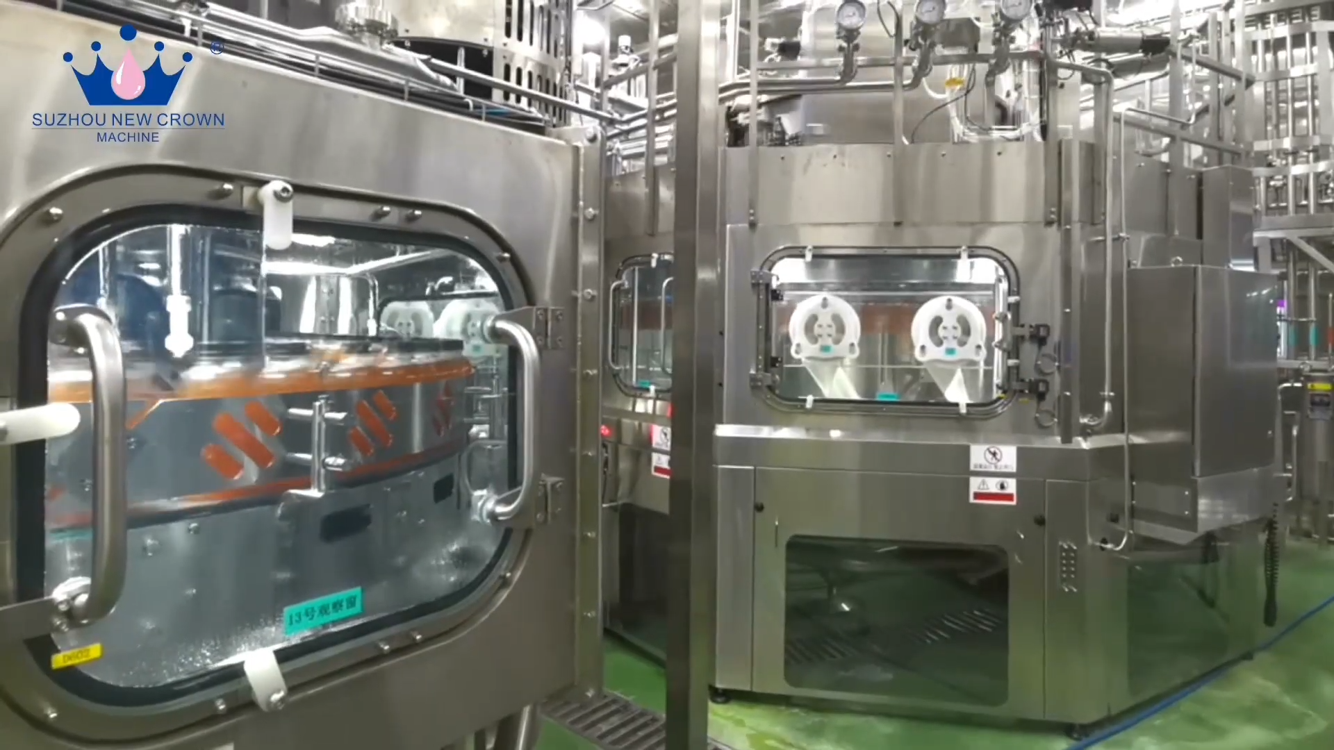  Lemon Tea aseptic combi bottle filling line