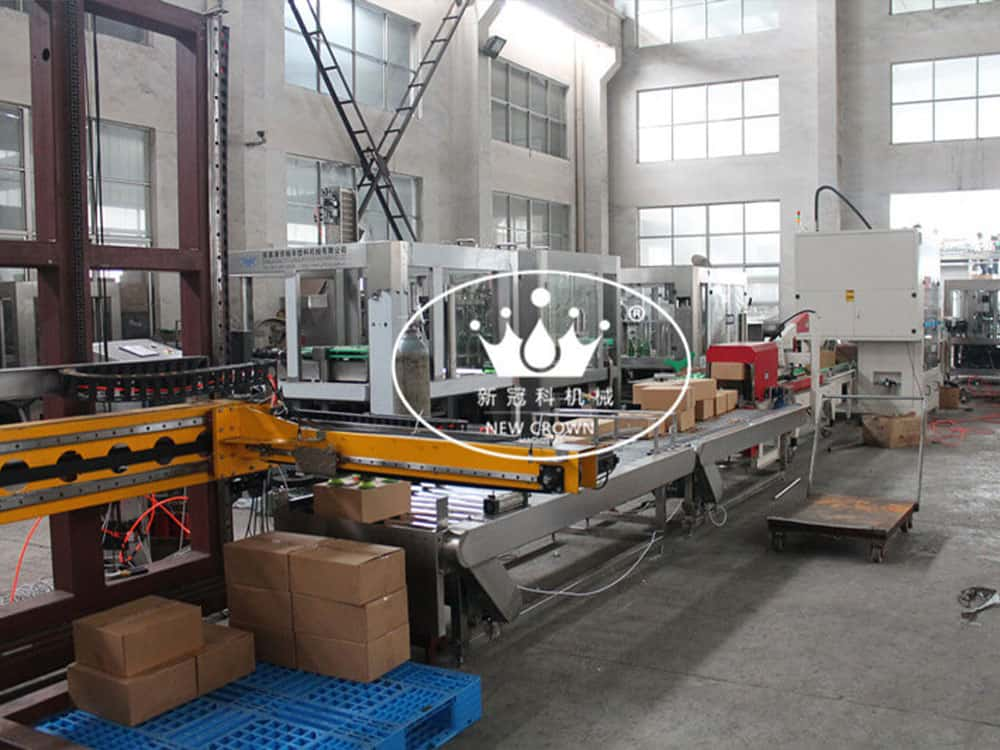 Semi automatic Can and bottle palletizer