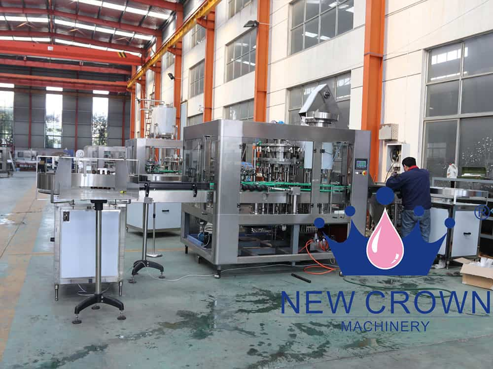 Crown Cap Beer Bottle Filling Machine