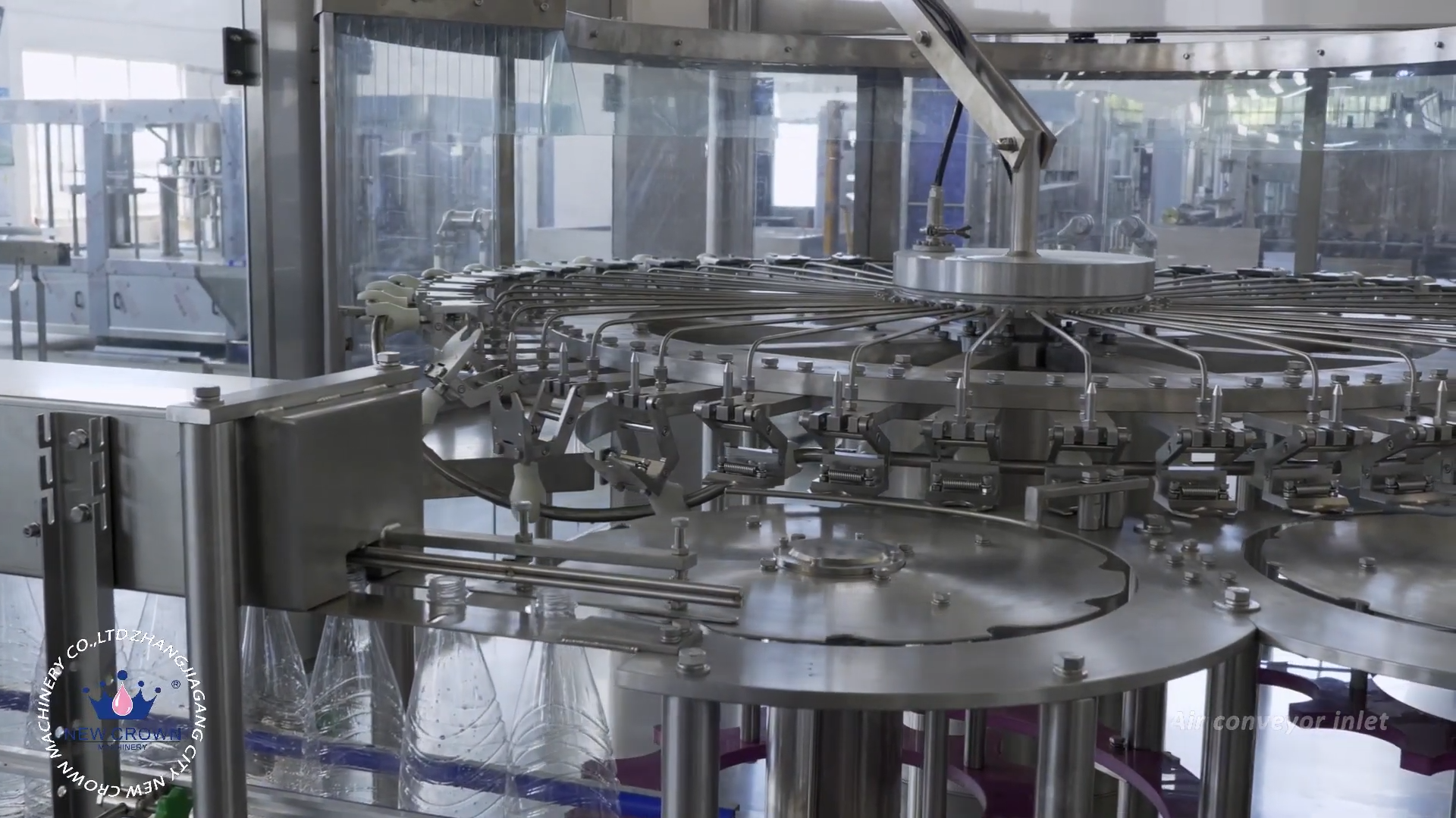 High tank type CGF40 40 12 3 in 1 water filling bottling machine