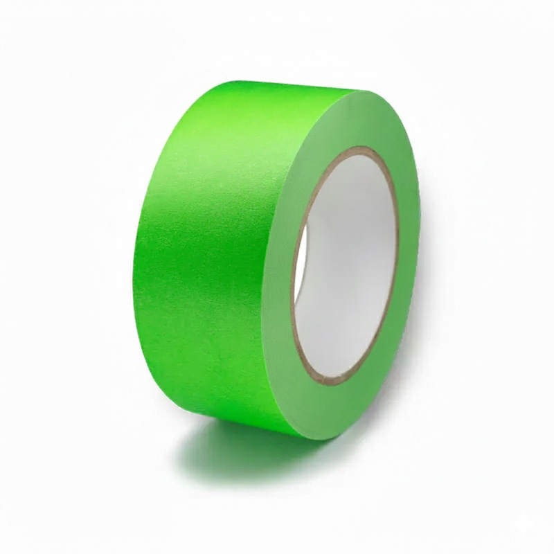 High Temperature Green Masking Tape - Solvent Resistant Automotive Paint Refinishing Adhesive