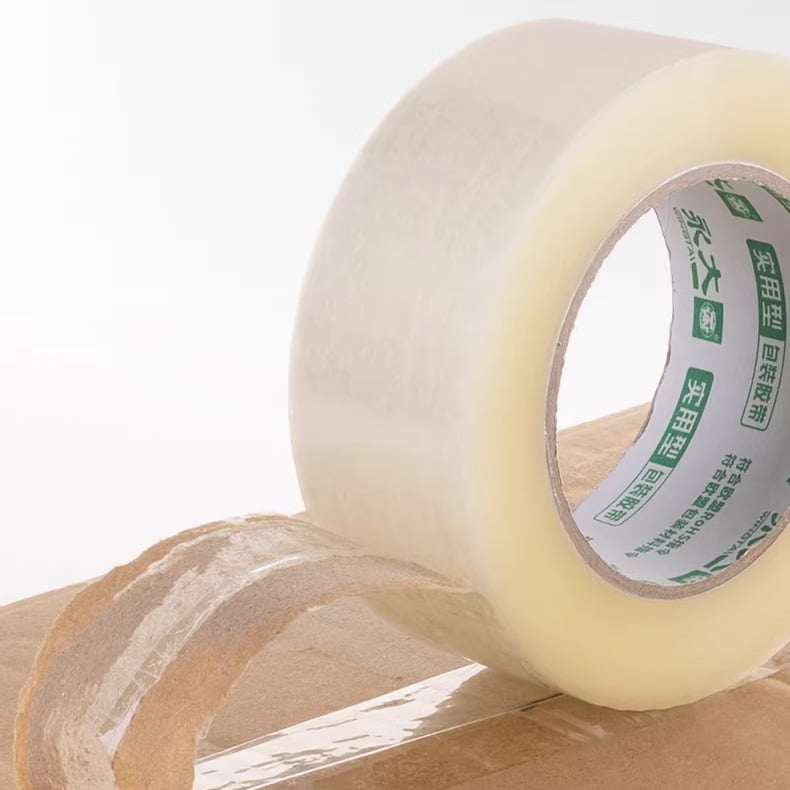 Hot Melt Packing Tape - High Tack Heavy Duty Shipping & Carton Sealing (Synthetic Rubber Adhesive)