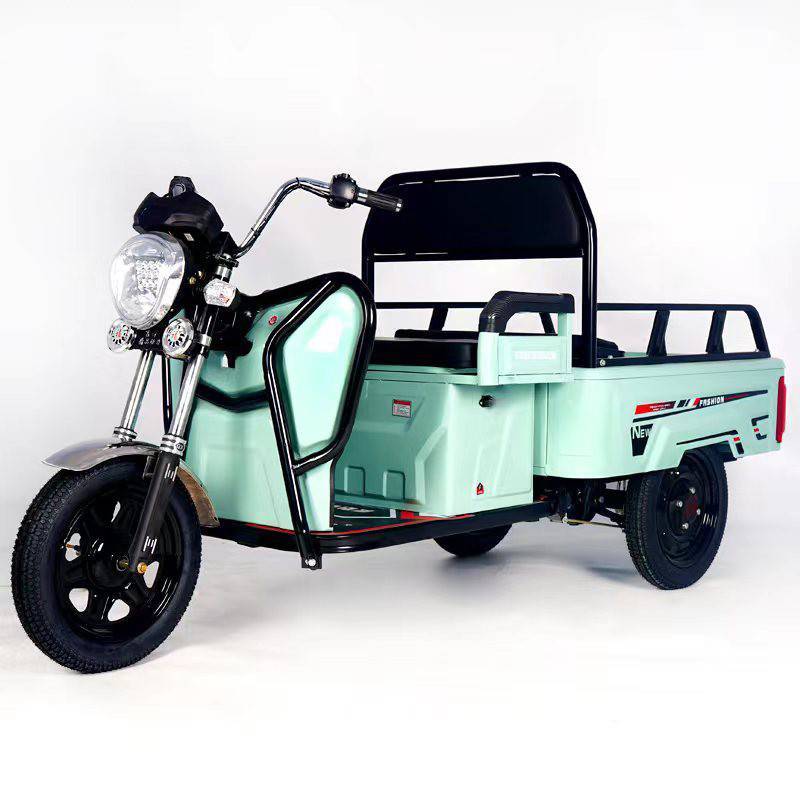 2025 New 600w/800w/1000w Tricycle Adult Electric Cargo Bike Trikes for Sale 60V Electric Tricycles 4 Wheel Car Taxi Car 4 Seat