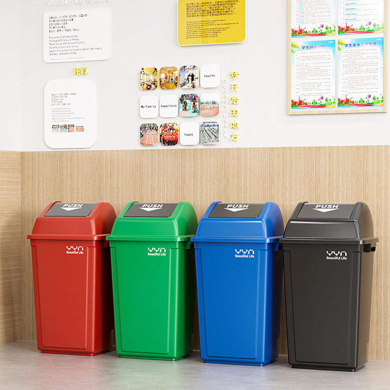 custom trash bins
