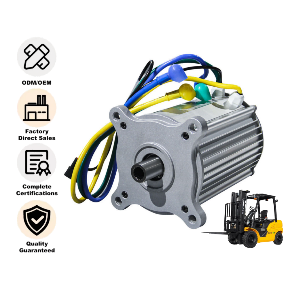 RM145 1.5kW 48V DC Motor for Electric Pallet Jack (Forklift)