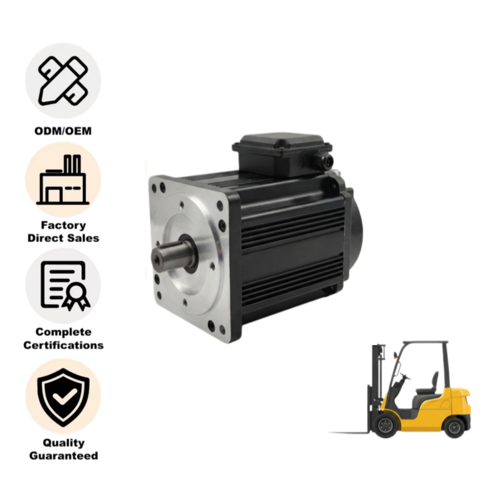 RM155 Series 1~10kW 48V DC Forklift Motor for Pallet Truck