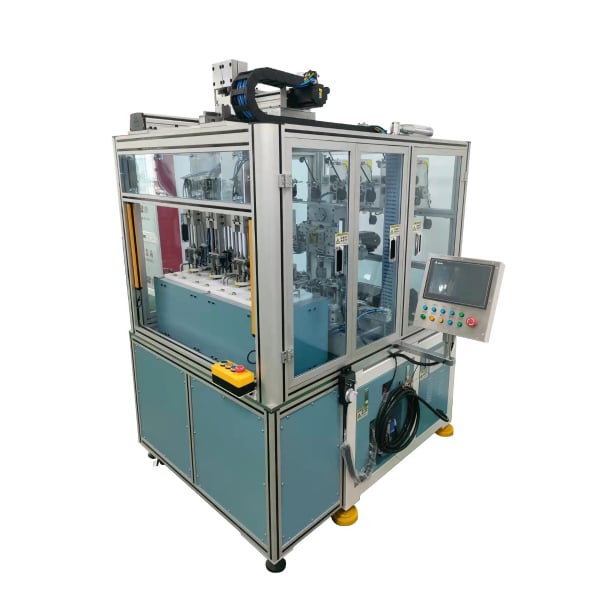 NLRT-04BS Machine à enroulement interne à aiguille à 4 stations pour stators (Automatique)