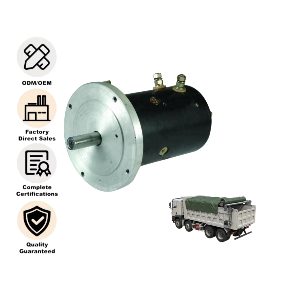 RM09ZX-24V 900W IP67 DC Motor for Dump Truck