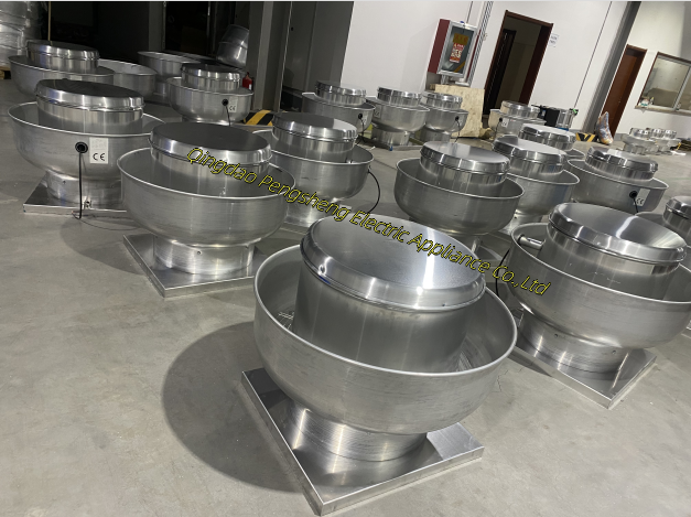 AC Motor Restaurant Hotel Roof Ventilation Fans Commercial Upblast Roof Smoke Grease Exhaust Extractors