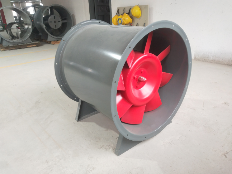 Duct-type Axial Flow Fan Industrial Smoke Exhaust Ventilation Axial Fan