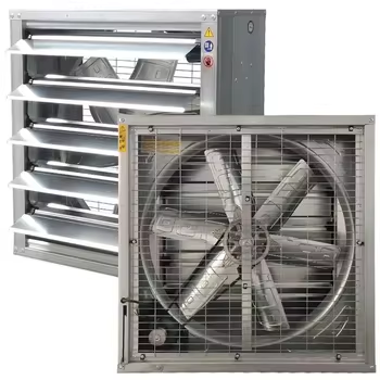 Industrial Exhaust Fan Negative Pressure Hammer Pull Push for Poultry Greenhouse Chicken Farm