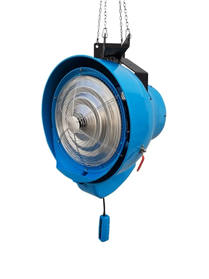 Hanging Wall Type Mist Fan Water Spray Industrial Atomizing Humidifier Garden Factory Electric Cooling Mist Blower 