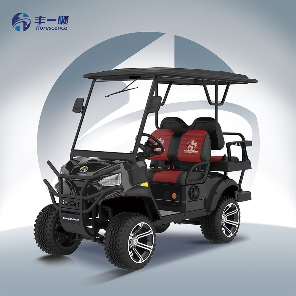 48V 72V 7Kw  4 Person Electric Golf Buggy Cart  Speed Control With Lithium Lifted No Street Legal