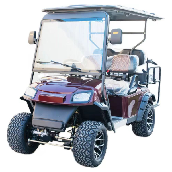 product luxury custom utility hunting off road 72v lithium 4 wheel golf cart 4 seater street legal with windshield-18