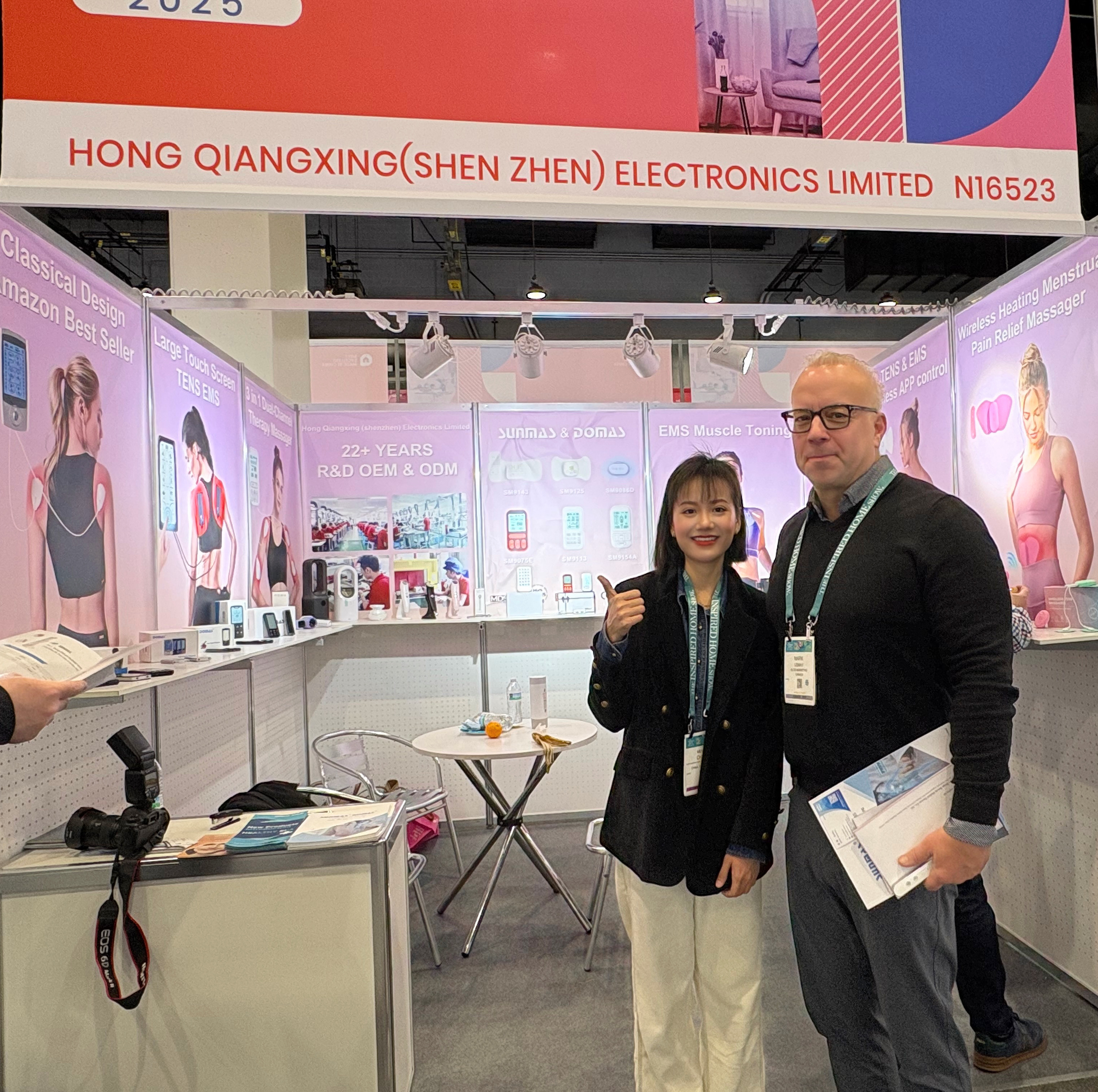 Hong Qiangxing to Showcase Next-Generation TENS and EMS Technologies at Chicago 2025