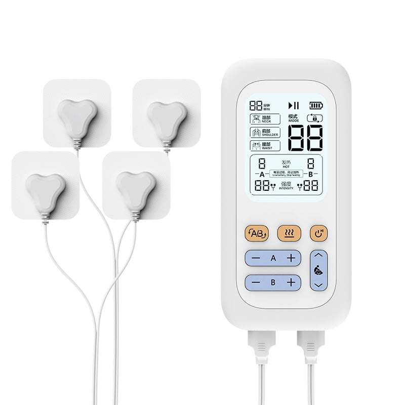 Professional Mid-Frequency TENS Machine with Heating Therapy for Pain Relief, Physical Therapy and Rehabilitation
