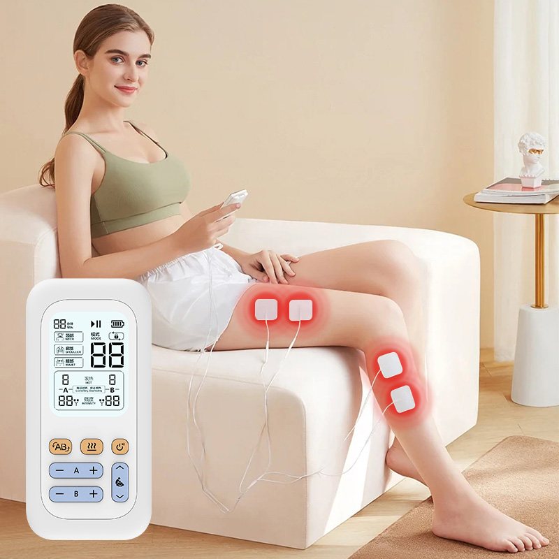 Professional Mid-Frequency TENS Machine with Heating Therapy for Pain Relief, Physical Therapy and Rehabilitation manufacture