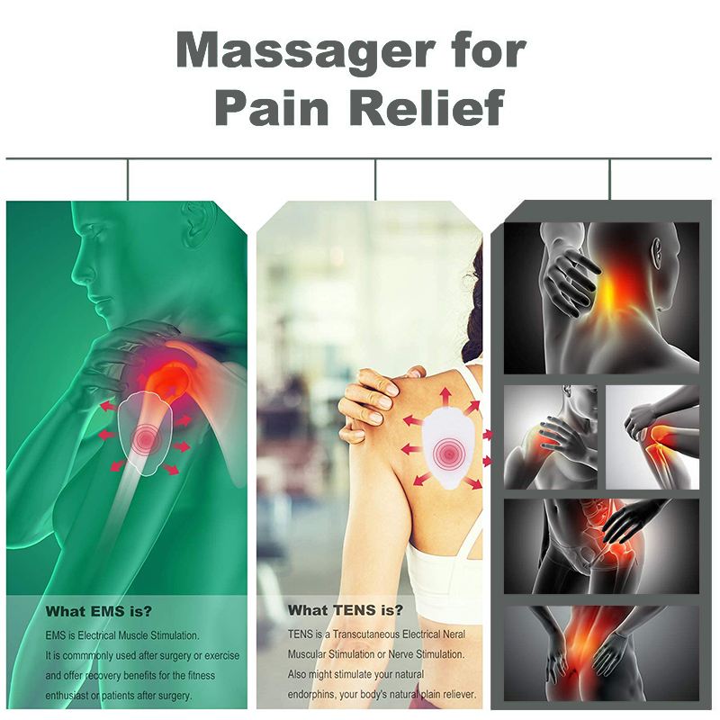 Touchscreen TENS EMS Machine with Dual Channel Muscle Stimulation for Pain Relief, Rehabilitation and Electrotherapy manufacture