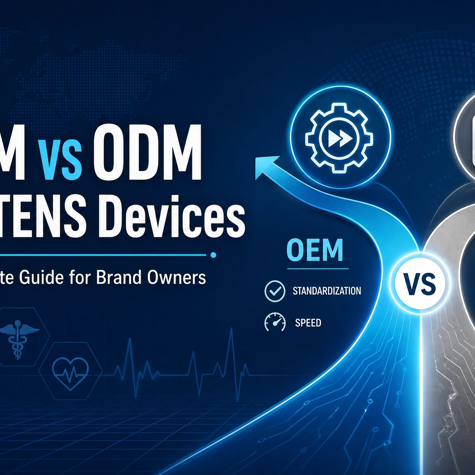 OEM vs ODM for TENS Devices: A Complete Guide for Brand Owners