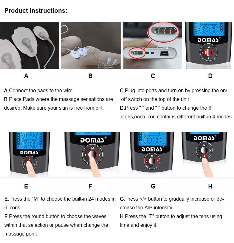 Smart Dual Channel TENS EMS Muscle Stimulator Machine for Back Pain Relief, Neck Pain Relief, Joint Pain Relief and Physical Therapy Equipment supplier