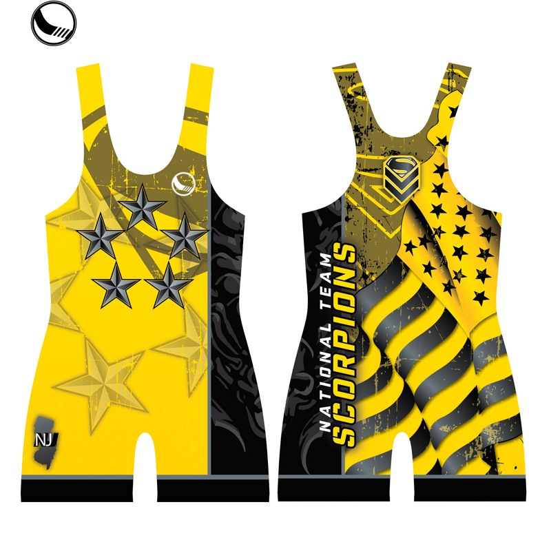 BETHERIVAL Fat Mens Wrestling Singlet Pattern