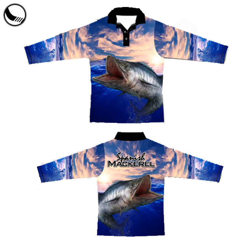 Private Label Custom Kids Fishing Shirts