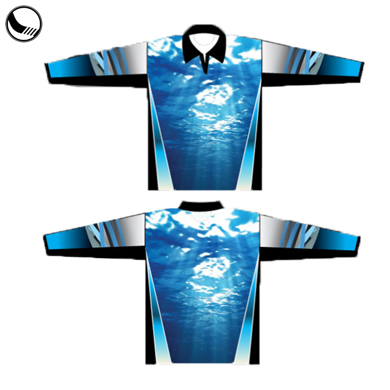 Long Sleeve High School Custom Fishing Jersey Sublimation Quick Dry Fishing Wear Shirts & Tops Sportswear for Adults OEM Designs
