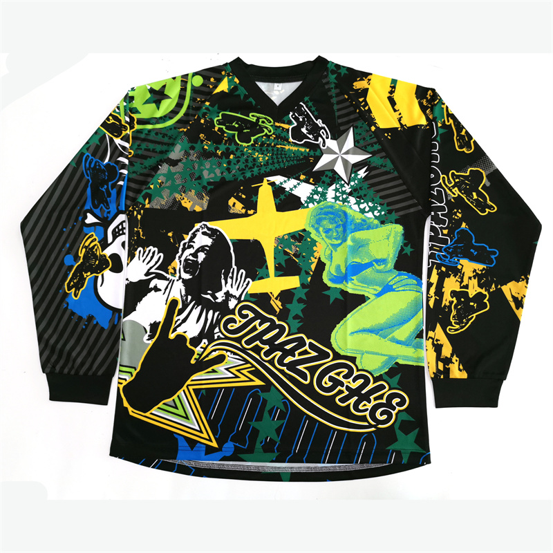 Custom Sublimation Blank Motor Cross Racing Shirt
