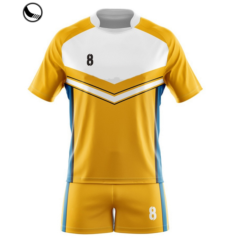 BETHERIVAL Wholesale Rugby Jersey Green and Yellow