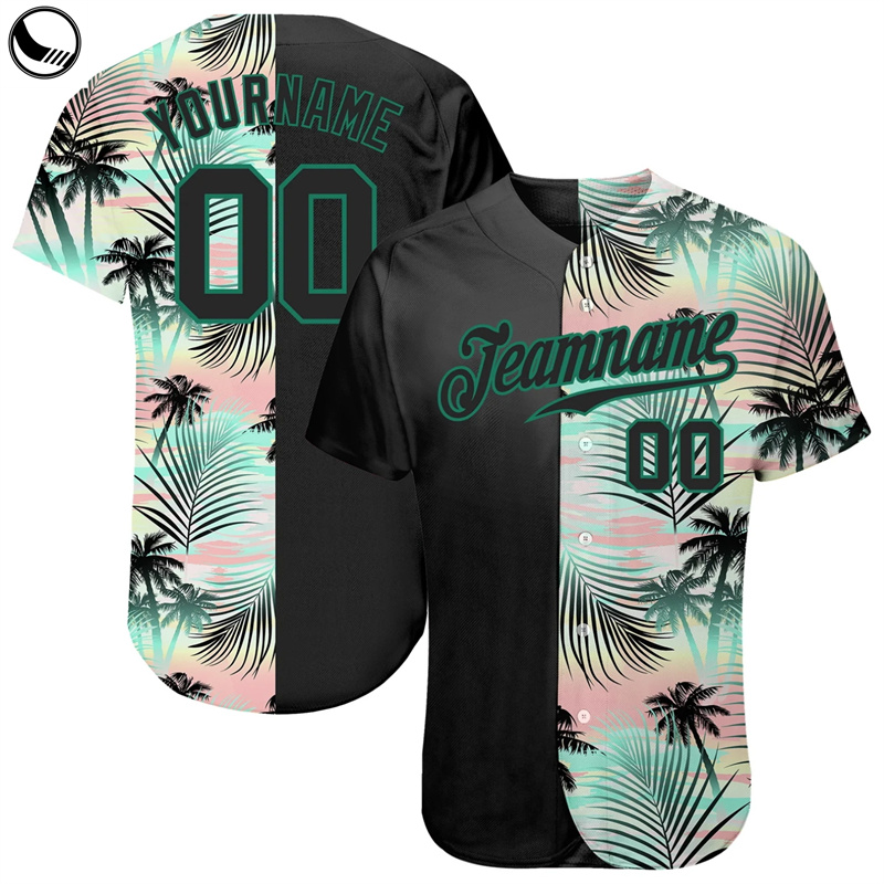 BETHERIVAL Custom Youth Team Button up Baseball Jerseys