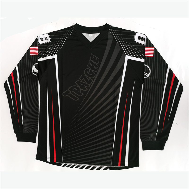White Unisex Blank Motocross Jerseys