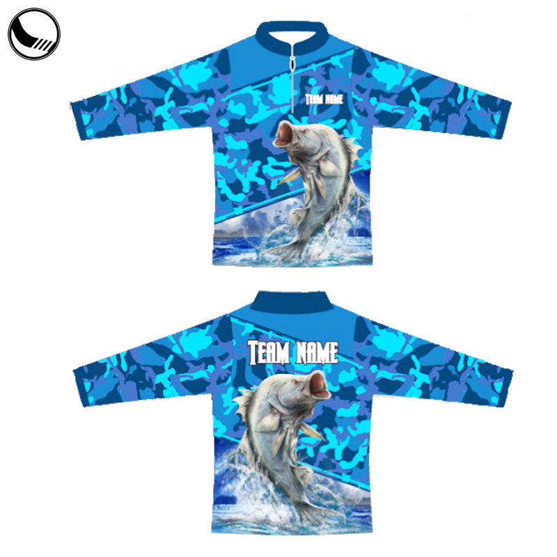 Sublimated Custom Pro Bass Fishing Jerseys