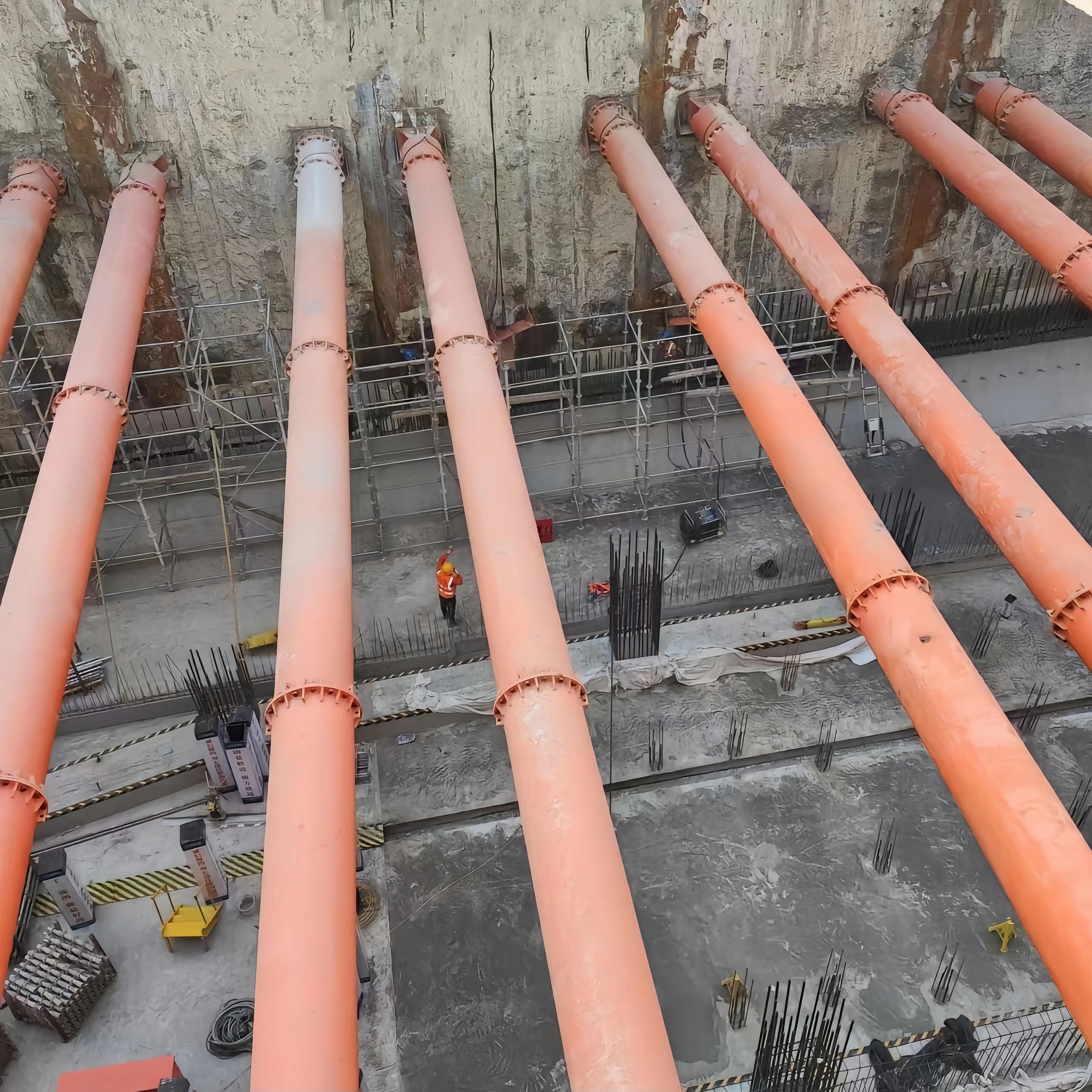 Singapore Thomson-East Coast MRT Line Shield Support System
