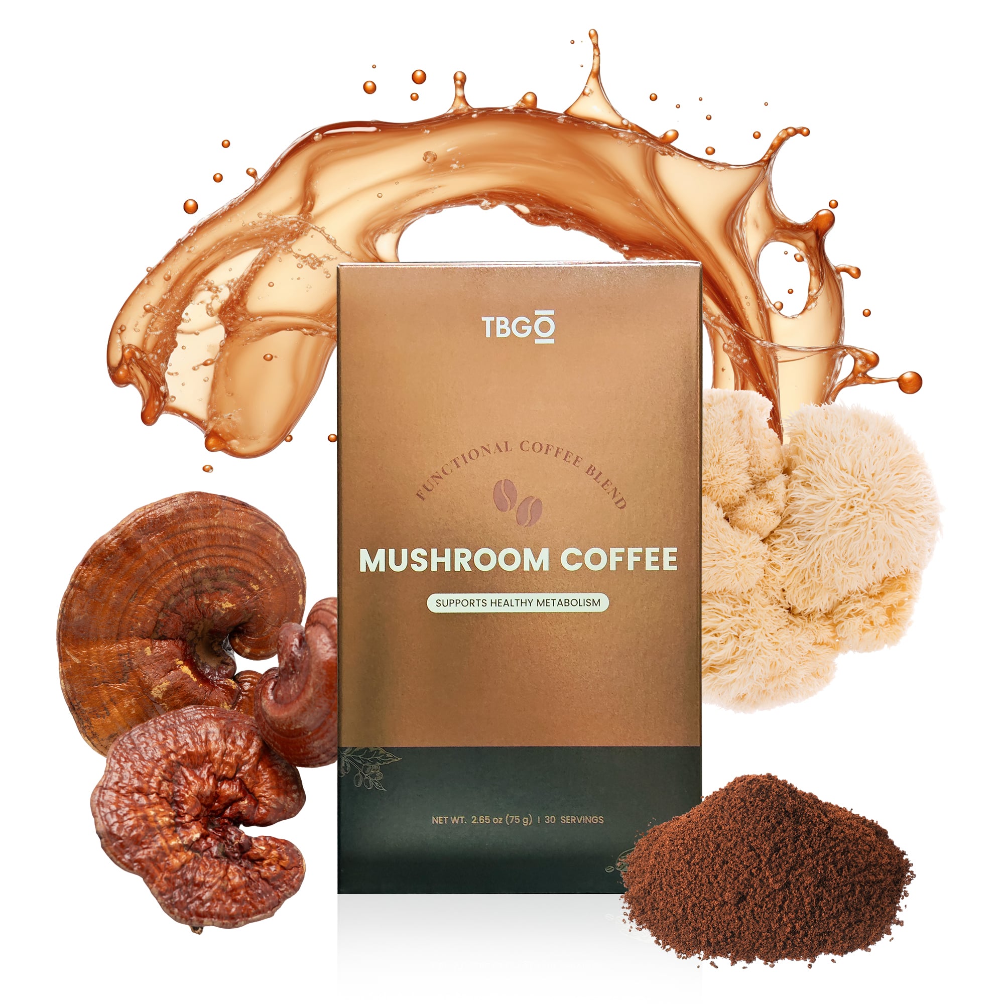 Jakie efekty funkcjonalne mają proszki z reishi i cordyceps?